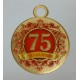 Медаль "75 лет" красная